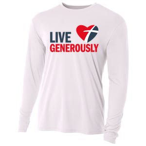 Living Generously Cooling Performance Long Sleeve Crew