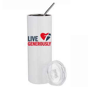 Living Generously Stainless Steel Tumbler