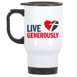 Living Generously Stainless Steel Travel Mug