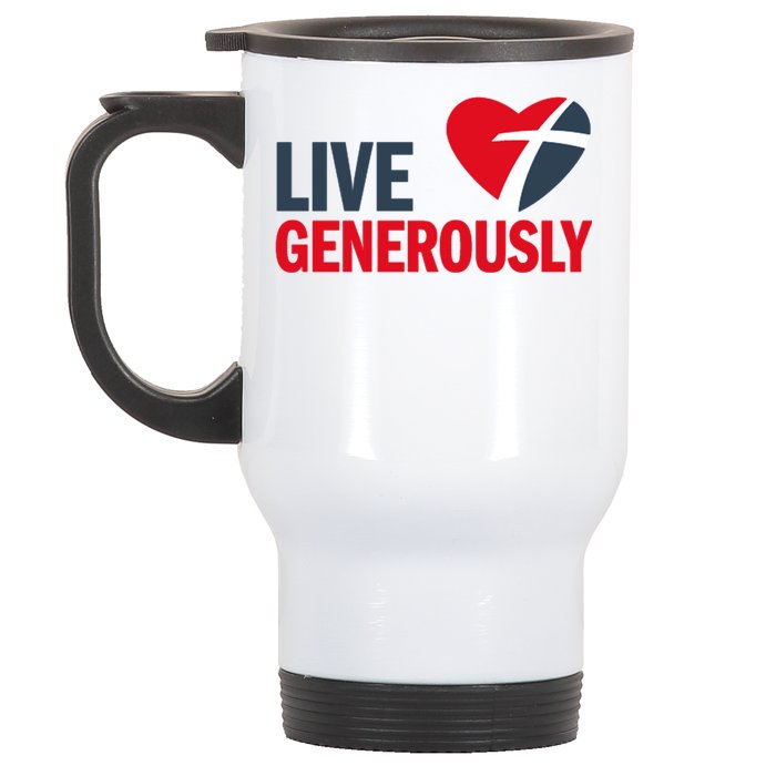 Living Generously Stainless Steel Travel Mug