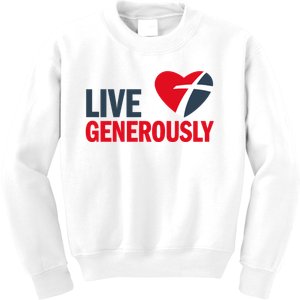 Living Generously Kids Sweatshirt