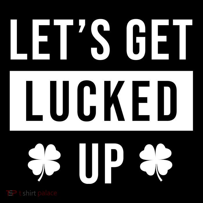 Lets Get Lucked Up Funny Irish St Patricks Day Zip Tote Bag