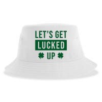 Lets Get Lucked Up Funny Irish St Patricks Day Sustainable Bucket Hat