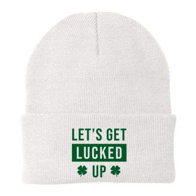 Lets Get Lucked Up Funny Irish St Patricks Day Beanie
