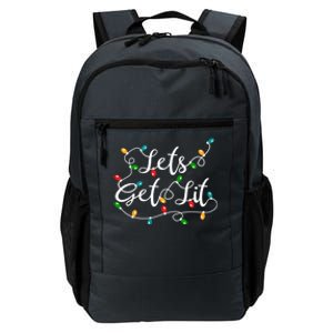 LetS Get Lit Funny Xmas Holidays Christmas Cute Gift Daily Commute Backpack