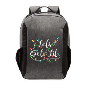 LetS Get Lit Funny Xmas Holidays Christmas Cute Gift Vector Backpack