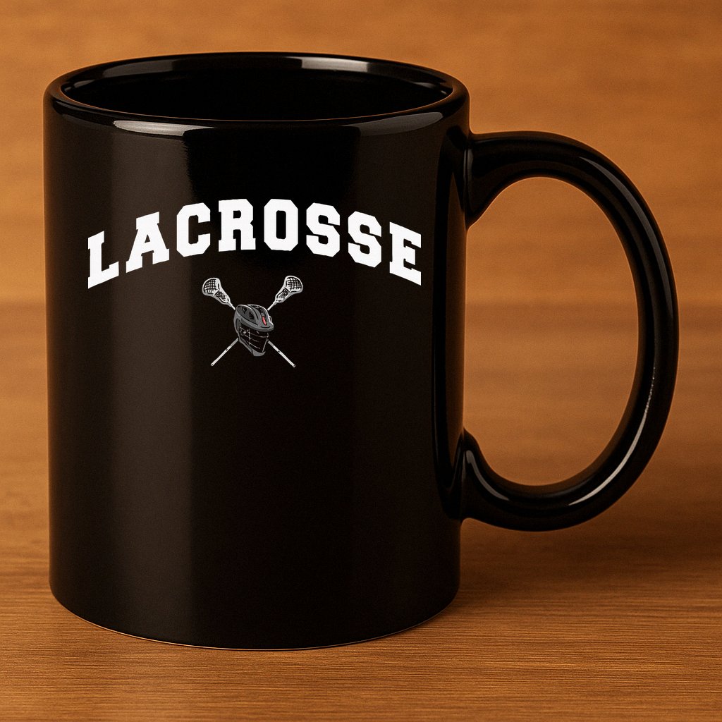 Lacrosse Gifts Lax Lacrosse Player Stick 11oz C Handle Ceramic Mug