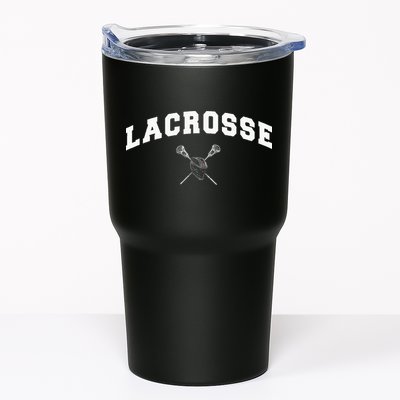 Lacrosse Gifts Lax Lacrosse Player Stick Tumbler
