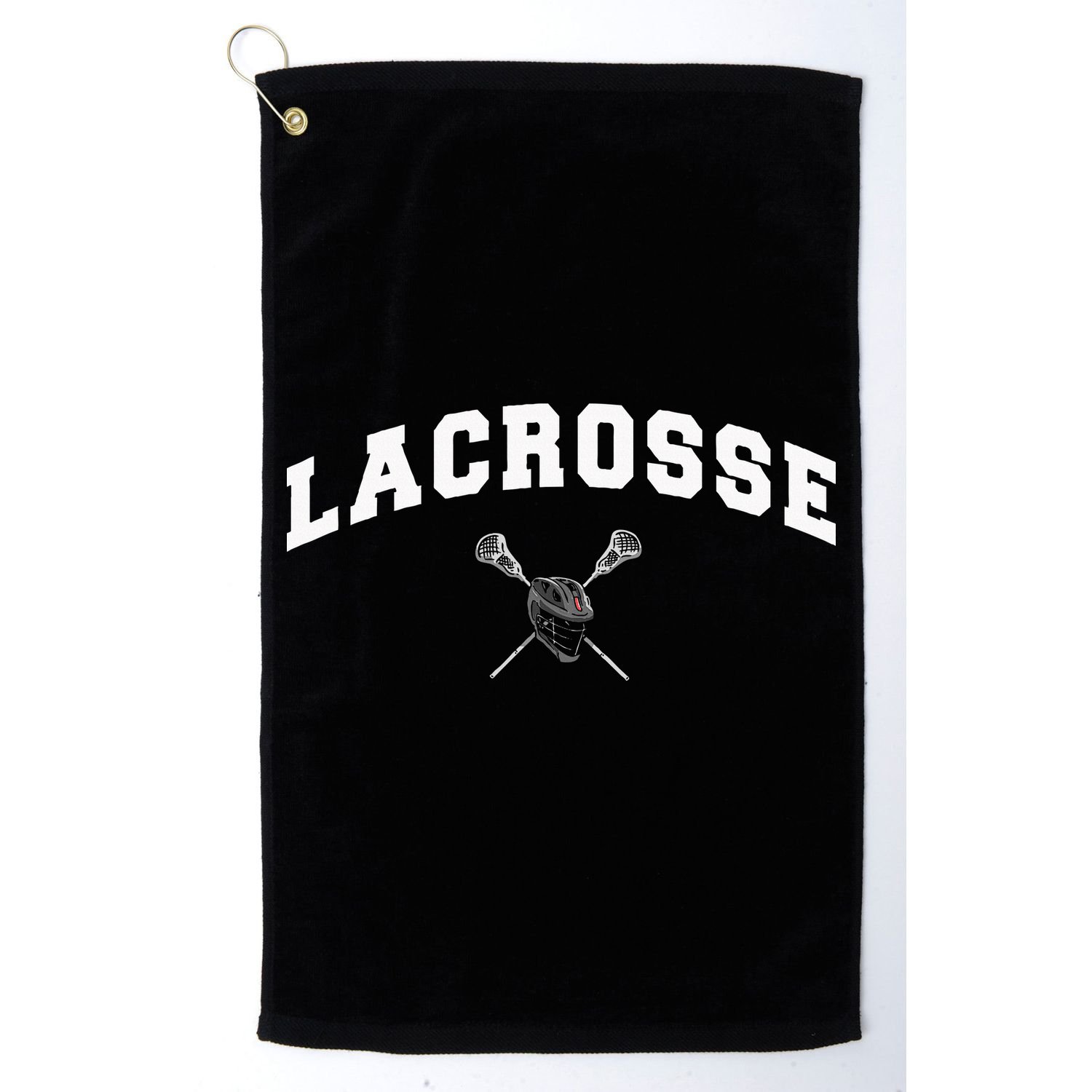 Lacrosse Gifts Lax Lacrosse Player Stick Golf Towel