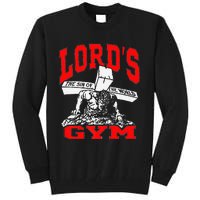 Lords Gym Lord's The Sin of World Jesus  Tall Sweatshirt