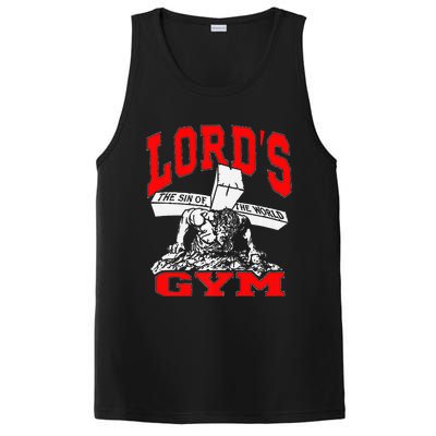 Lords Gym Lord's The Sin of World Jesus  PosiCharge Competitor Tank