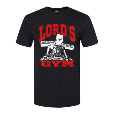 Lords Gym Lord's The Sin of World Jesus  Softstyle CVC T-Shirt