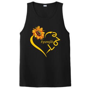 Love Granny Life Sunflower Mother Day Granny Gift PosiCharge Competitor Tank