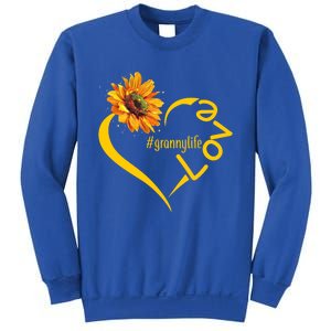 Love Granny Life Sunflower Mother Day Granny Gift Sweatshirt