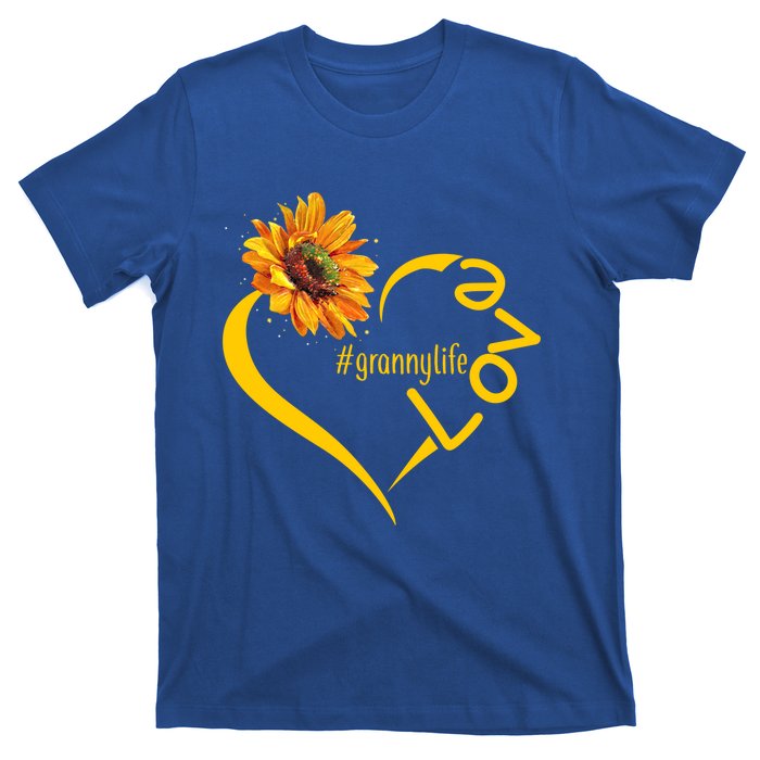 Love Granny Life Sunflower Mother Day Granny Gift T-Shirt