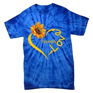 Love Granny Life Sunflower Mother Day Granny Gift Tie-Dye T-Shirt