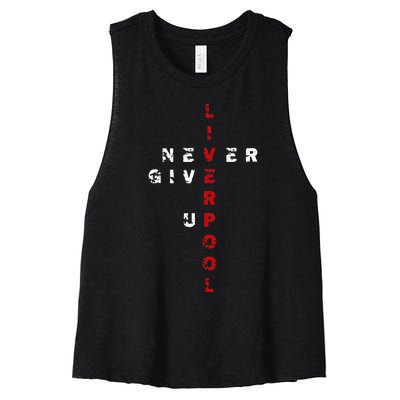 Liverpool Gift Liverpool England Great Britain Women's Racerback Cropped Tank