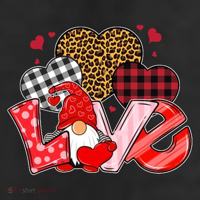 Love Gnome Leopard Checkered Pattern Adult Drive Performance Visor
