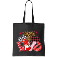 Love Gnome Leopard Checkered Pattern Bag