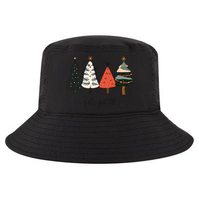 LetS Get Lit Boho Xmas Christmas Tree Great Gift Cool Comfort Performance Bucket Hat