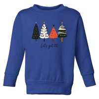 LetS Get Lit Boho Xmas Christmas Tree Great Gift Toddler Sweatshirt