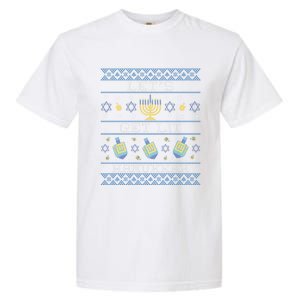 LetS Get Lit Hanukkah Ugly Christmas Hanukkah Gift Garment-Dyed Heavyweight T-Shirt