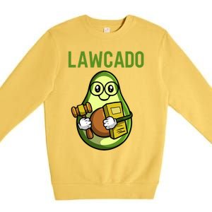 Lawcado Gift Legal Counsel Attorney Law School Student Lawyer Gift Premium Crewneck Sweatshirt