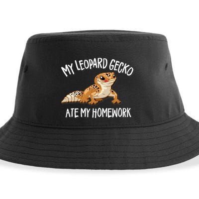Leopard Gecko Sustainable Bucket Hat