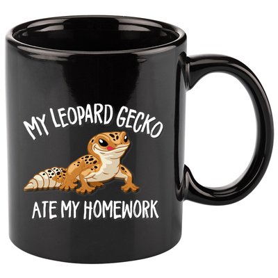 Leopard Gecko 11oz C Handle Ceramic Mug
