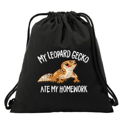 Leopard Gecko Drawstring Bag