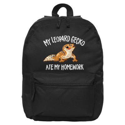 Leopard Gecko 16 in Basic Backpack