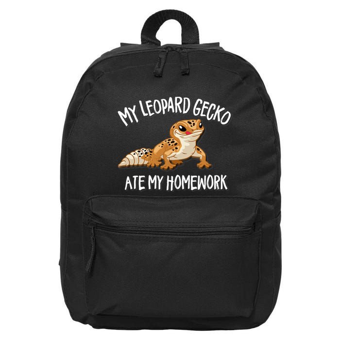 Leopard Gecko 16 in Basic Backpack