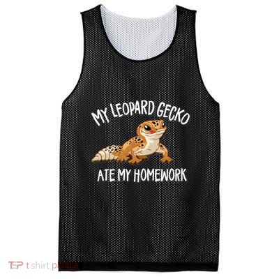 Leopard Gecko Mesh Reversible Basketball Jersey Tank
