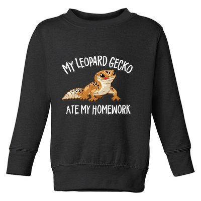 Leopard Gecko Toddler Sweatshirt