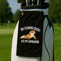Leopard Gecko Golf Towel