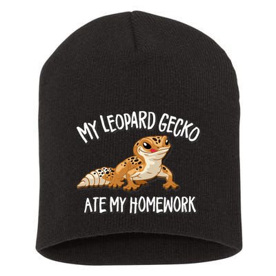 Leopard Gecko Short Acrylic Beanie
