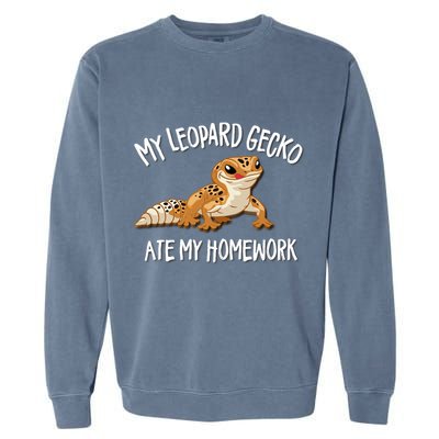 Leopard Gecko Garment-Dyed Sweatshirt