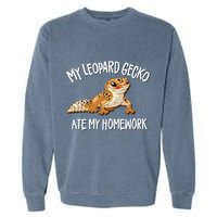 Leopard Gecko Garment-Dyed Sweatshirt