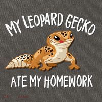 Leopard Gecko Cotton Canvas Backpack