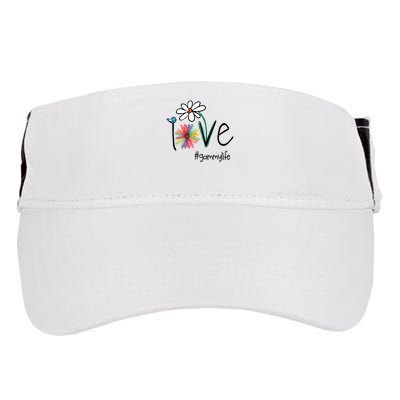 Love Gammy Life Art Flower Adult Drive Performance Visor