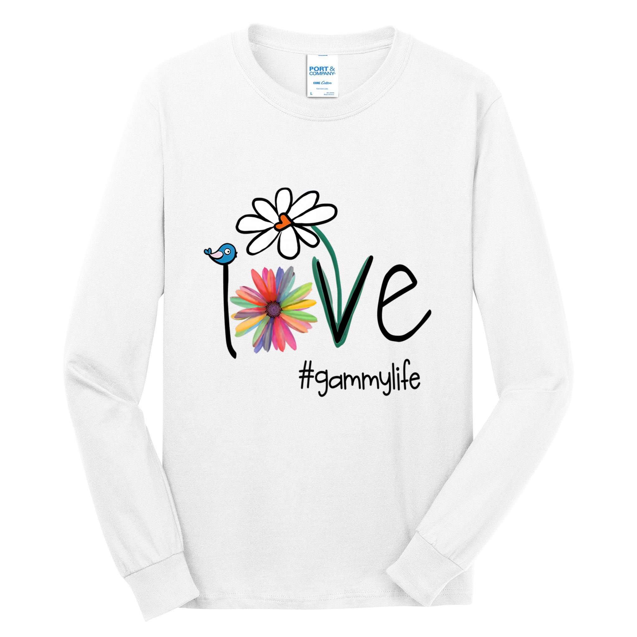 Love Gammy Life Art Flower Tall Long Sleeve T-Shirt