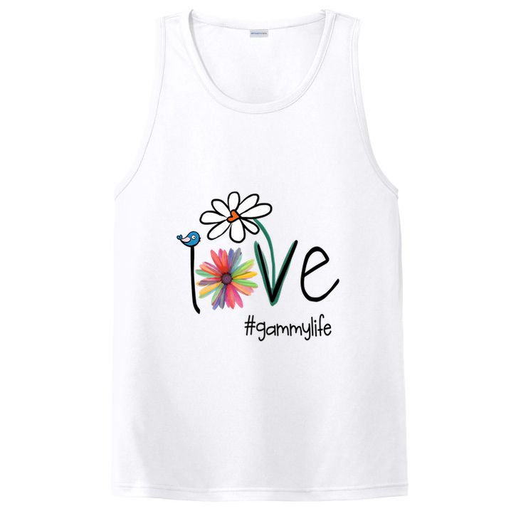 Love Gammy Life Art Flower PosiCharge Competitor Tank