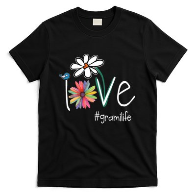 Love Grami Life Art Flower Color T-Shirt