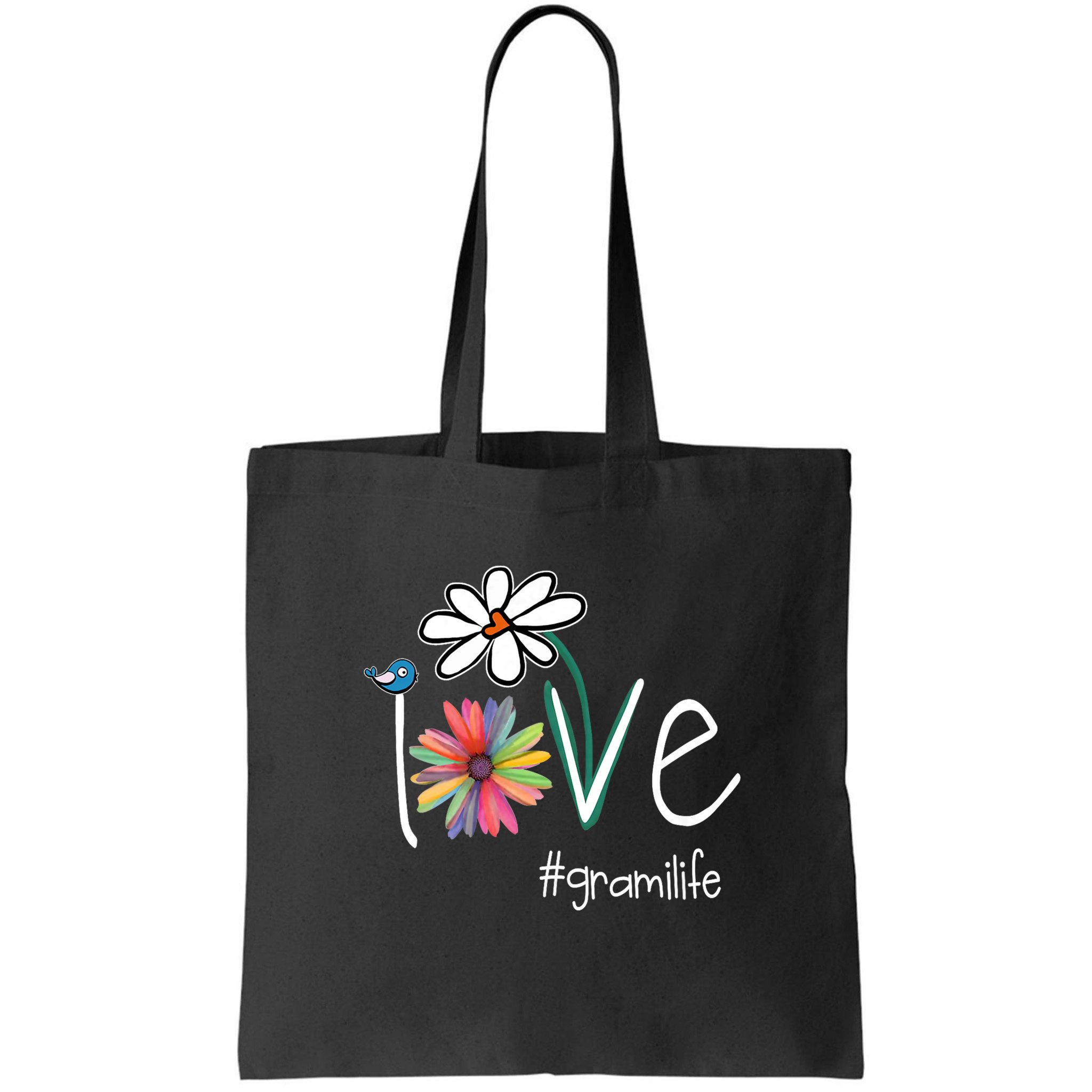 Love Grami Life Art Flower Color Bag