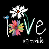 Love Grami Life Art Flower Color Bag