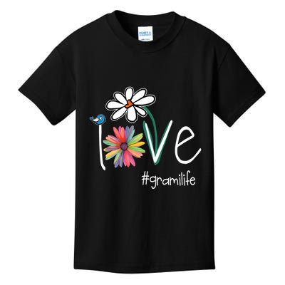 Love Grami Life Art Flower Color Kids T-Shirt