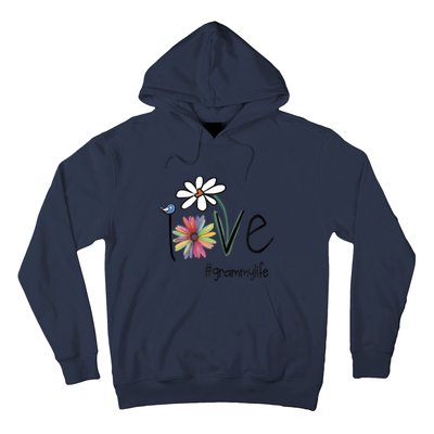 Love Grammy Life Art Flower Cool Gift Hoodie