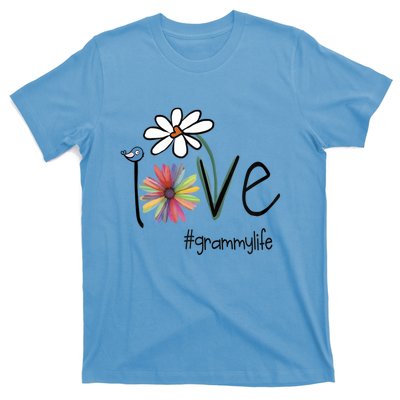 Love Grammy Life Art Flower Cool Gift T-Shirt