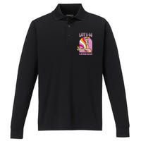 Lets Go Lesbians Lgbtq Lesbian Pride Month Cowgirl Performance Long Sleeve Polo