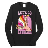 Lets Go Lesbians Lgbtq Lesbian Pride Month Cowgirl Long Sleeve Shirt